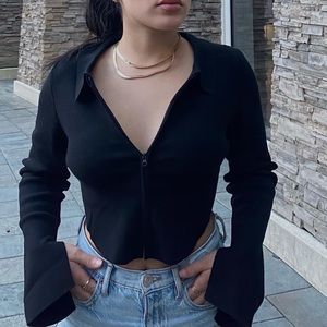 Black Long Sleeve Top